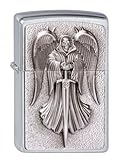 Zippo Feuerzeug 2002999 Death Angel Emblem Benzinfeuerzeug, Messing