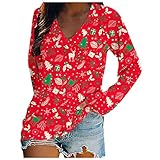 HHOP Weihnachten damenkleidung im Sale Longshirt Damen Kurzarm lässig Tunika Bluse grau top y2k Glitzer Jacke Damen duckfeet Schuhe Damen Grace Pullover musselin Kleidung Damen Killua T