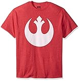 Star Wars Herren Alliance Emblem Logo T-Shirt, Rot meliert, 3X-Groß