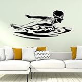 Schwimmen Wandkunst Aufkleber Wandaufkleber Pvc Material Abnehmbare Vinyl Wandbild Hintergrund Wandkunst Aufkleber A2 42x89