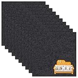 LITLANDSTAR 10 PCS self-adhesive Furniture filz Pads 20 * 20cm,filzgleiter selbstklebend Möbelpolster für Sofa Couch Tischbeine Stuhl möbelfüße, schw