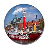 'N/A' Emden Harbor Deutschland 3D Kühlschrank Magnet Whiteboard Magnet Souvenir Kristallg