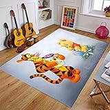 llc Teppich Badezimmer Korridor Küchenboden rutschfeste Matte Kinderspielmatte Kinderteppich Nordic Rectangle Cartoon Winnie The Pooh Tigg