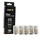 Authentische Aspire Triton / Triton 2 Clapton Coils (packung von 5) 0,5 Ohm Enthält Kein Nik