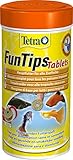 Tetra FunTips Tablets - an der Aquarium-Scheibe haftende Futtertabletten, optimal zum Beobachten der Fische geeignetes Fischfutter, 108 Tab