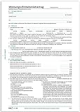 RNK 599/10 - Wohnungs- Einheitsmietvertrag, 4 Seiten, DIN A4, 10 Verträg