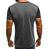 männer t-Shirt Slim fit mit Kapuze Kurzarm Muscle Casual Tops blusenhemden 27o-doublep.Slim 2.0 When Heart Rules Mind schwarz/grau Basics, wear 002 anstaltsleitung lustige Humor spaß valuew