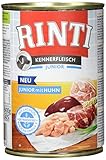 RINTI Kennerfleisch Junior + Huhn 12 x 400 g