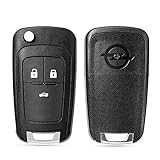2 3 Tasten Folding Autoschlüssel Shell Remote Flip Key Fob Fall für Opel Vauxhall Astra H Insignia J Vectra C Corsa D Zafira G(3 Tasten)