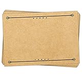 Logbuch-Verlag 25 neutrale Etiketten braun schwarz zum Beschriften 7,4 x 5,2 cm - Haushaltsaufkleber aus Papier - Universal-Aufkleber selbstkleb