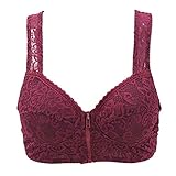 Bh Damen Vorderverschluss Schalen-Bh Bustier Bralette Push Up Top Soft Bh UnterwäSche Seamless Dessous Yoga Ohne BüGel GroßE GrößEn Vorn Zu SchließEn Hohe Wirkung Fitnessstudio Kompfort Sport B