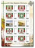 Deutsche Bundespost 150 Jahre Helgoländer Briefmarken | exklusiver Kleinbogen | Briefmarke Individuell | zehn Briefmarken | exklusiv bei Hermann E. Sieg