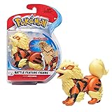 Pokemon – Battle Feature – Arcanin (Arcanine) – Figur mit Gelenken, 12 cm von Arcanin mit Funktion Flammenw