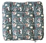Clevere Kids Wickelauflage Sterne und Tiere 65x70 cm OEKO-TEX Standard 100 waschbar (Waldtiere pinie)