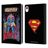 Head Case Designs Offizielle Superman DC Comics Crisis On Infinite Earths Behruemte Comic Bucheinbaende Leder Brieftaschen Handyhülle Hülle Huelle kompatibel mit Apple iPad Mini (2021)