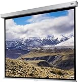 celexon manuell ausziehbare Heimkino- und Business-Rollo-Beamer-Leinwand 4K und Full-HD mit Slow-Return Professional Plus - 240 x 180 cm - 4:3