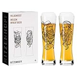 RITZENHOFF 3438001 Heldenfest #1 Weizenbierglas-Set, Glas, 607