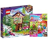 Collectix Lego Friends Set - Baumhaus im Wald 41679 + Lego Friends Heft Nr. 5 (Rätsel, Poster, Comics) inklusive Lego Polybag Eichhö