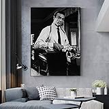 Leinwanddruck 60x90cm Kein Rahmen James Bond 007 Filmplakat Leinwand Malerei Wandkunst Wohnzimmer Wohnk