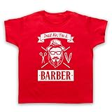 My Icon Art & Clothing Vertrau Mir Ich Bin EIN Barbier Kinder T-Shirt, Rot, 12-13 J