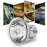 25W/50 W Heizung Glühbirne Aquarium Sonnenbad Lampe Reptil Lampe Glühlampe Heizungs Schildkröten Wärmeemitter mit E27 Sockel für Haustier Reptil(25W)