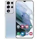 S21 Ultra Smartphone ohne Vertrag Günstig 6,3 Zoll Display 4800mAh Akku 13MP+5MP Triple Kamera 4GB RAM+32GB ROM 128GB erweiterbar Dual SIM Android 9.1 Einsteiger Handy (Weiß)