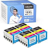 myCartridge SUPRINT 20 Druckerpatronen Kompatibel für Epson 16 16xl für Epson Workforce WF-2750 WF-2760 WF-2660 WF-2650 WF-2630 WF-2540 WF-2530 WF-2010 WF-2510 WF-2520