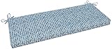 Pillow Perfect Outdoor/Indoor Herringbone Ink Bankauflage/Schaukelauflage, Spun_Polyester, blau, 1 Count (Pack of 1)