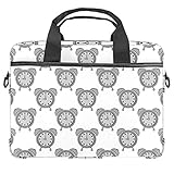 TIZORAX Laptoptasche mit Wecker und Griff, 38,1 - 39,1 cm, G