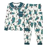 BuFanRenm Nachthemd, Herbst Pyjamas Damen Nachtwäsche Sets Lady Nachtwäsche Umlegekragen Homewear Loungewear Anzug M-4XL 4XL XKF8028