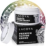 LACOYA Tattoo Creme für frisches Tattoo - Premium Tattoo Butter MADE IN GERMANY - 100% Vegan Tattoo Pflege frisches Tattoo - Tägliche Tattoo Aftercare für tätowierte Haut - Tattoo B