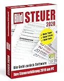 BILD Steuer 2020, Geld-zurück-Software für die Steuererklärung 2019, einfache Steuersoftware, CD für Windows 10 & 8