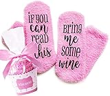 Luxus Wein Damen Socken mit Geschenk Verpackung Geschenk
