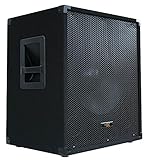 E-Lektron SUB-Q38A PA-Subwoofer Aktiv 15'/38cm Bass Lautsprecher Box mit integrierter Endstufe 600W-Peak