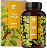 Holi Natural® Premium Weihrauch Extrakt. 85% Boswellia-Säure. 180 Kapseln. Hochdosiert mit 2000mg je Tagesdosis (4 Kapseln). ECHTE Indische Boswellia Serrata. Vegan und ohne Z