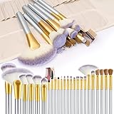 Makeup Pinsel, Vander 24Pcs Makeup Pinsel Set Cosmetics Professional Essential Makeup Pinsel Set Kits mit Reise Tasche, Champag