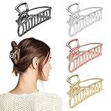 Klaue Clips Metall,Haargreifer Damen GroßGroße Haarklammer für Dicke Haare,Metall Haargreifer,Rutschfeste Haarnadel,Haar Klaue Haarspange,Elegant Haarspang