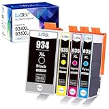 LxTek Kompatibel Tintenpatrone als Ersatz für HP 934XL 935XL für Officejet Pro 6230 6830 für Officejet 6820 (Schwarz, Cyan, Magenta, Gelb, 4er-Pack)