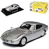 Atlas Toyota 2000GT Coupe Silber 1967-1970 1/43 Norev Modell Auto mit individiuellem Wunschk