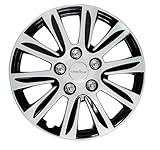 Goodyear 10628 Auto Radkappen Radzierblenden Laredo 4 er Set schwarz/silber, 40.64 cm (16 Zoll)