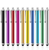 Mixoo Stylus Pen [10er Pack] Universelle kapazitive Touchscreen-Stifte für iPad, Tablets, Smartphones, Samsung Galaxy - Mehrere Farb