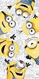 Jerry Fabrics Minions 2 Duschtuch Handtuch Badetuch 70 x 140 cm 100% Baumwolle F