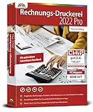 Rechnungsdruckerei 2022 PRO für Kleinunternehmer und Handwerker - Rechnungen, Lieferscheine, Angebote, Auftragsbestätigungen, Mahnungen schreiben - kompatibel mit Windows 11, 10, 8.1, 7