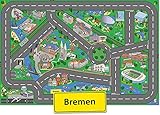 Spielteppich Stadtspielteppich Bremen - Großer Spielteppich 115 x 175