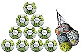 Lisaro 10 Fußbälle / 10er Ballpaket Soccerlite Gr. 5 | 290g + Gratis Ball-Netz | Top-Jugend-B