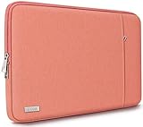 TECOOL Laptop Hülle Notebooktasche für 14 Zoll HP Lenovo Acer Dell ASUS Notebook Chromebook, 2016-2019 MacBook Pro 15, 15 Zoll Surface Laptop 3 Kompletter Schutzhülle Sleeve, Orang