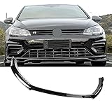 BUNUMO Frontspoiler,geeignet Für Golf 7/7.5 Mk7 GTI GTD 7r 2014-2019,Auto Front Flaps Spoiler Lippen Frontspoilerlippe Kinn Schürze G