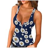 Womens Basic Sexy Summer Sleeveless Shirts Button Down Camis Tank Top