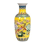 straight fire jingdezhen Jingdezhen antike Emaille große Bodenvase Keramik europäische Stile chinesisches Wohnzimmer Dekoration TV-Schrank V