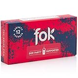 fok® Der Partysupporter | Abends fok. Morgens fit! | 12 Sachets = 6x Feiern | Made in Germany | mit Kurk